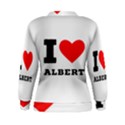 I love albert Women s Sweatshirt View2