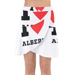 I Love Albert Wrap Front Skirt by ilovewhateva