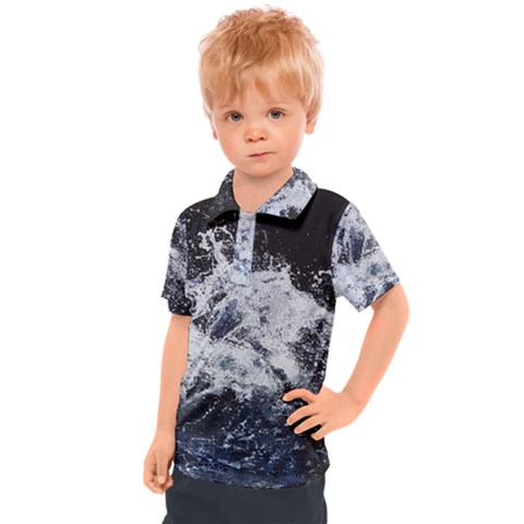 Tempestuous Beauty Art Print Kids  Polo Tee by dflcprintsclothing