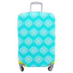 Abstract Knot Geometric Tile Pattern Luggage Cover (medium) by GardenOfOphir