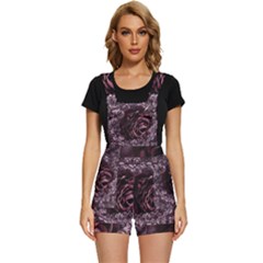 Rose Mandala Short Overalls by MRNStudios
