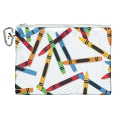 Crayons Canvas Cosmetic Bag (xl) by nateshop