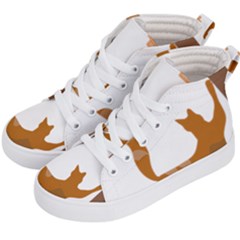 Animal Cat Pet Feline Mammal Kids  Hi-top Skate Sneakers by Semog4