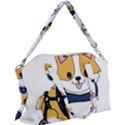 Puppy Cartoon Corgi Canvas Crossbody Bag View1