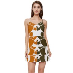 Lions Animals Wild Cats Short Frill Dress by Semog4