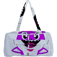 Purple Shark Fish Multi Function Bag by Semog4