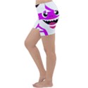 Purple Shark Fish Lightweight Velour Yoga Shorts View2