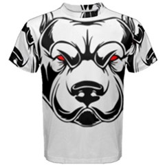 Dog Animal Mammal Bulldog Pet Men s Cotton Tee by Semog4