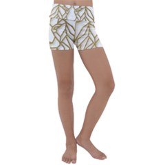 Lion Face Wildlife Crown Kids  Lightweight Velour Yoga Shorts by Semog4
