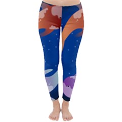 Koi Fish Carp Water Nature Animal Classic Winter Leggings by Semog4