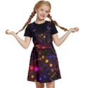 Abstract Light Star Design Laser Light Emitting Diode Kids  Apron Dress View1
