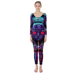 Gamer Life Long Sleeve Catsuit by minxprints