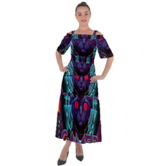 Gamer Life Shoulder Straps Boho Maxi Dress  by minxprints