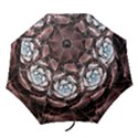 Flower Fractal Art Cool Petal Abstract Folding Umbrellas View1
