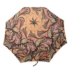 Colorful Paisley Background Artwork Paisley Patterns Folding Umbrellas by Semog4