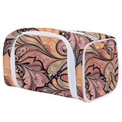 Colorful Paisley Background Artwork Paisley Patterns Toiletries Pouch by Semog4