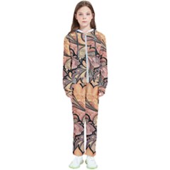 Colorful Paisley Background Artwork Paisley Patterns Kids  Tracksuit by Semog4