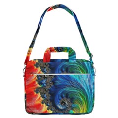 Colorful Digital Art Fractal Design Macbook Pro 16  Shoulder Laptop Bag by Semog4