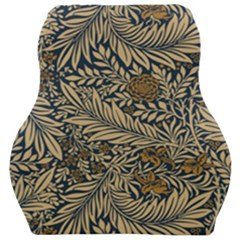 Brown Vintage Background Vintage Floral Pattern Brown Car Seat Velour Cushion  by Semog4