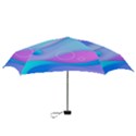 Colorful Blue Purple Wave Mini Folding Umbrellas View3