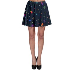 Abstract Minimalism Digital Art Abstract Skater Skirt by Semog4