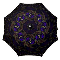 Manadala Twirl Abstract Straight Umbrellas by Semog4