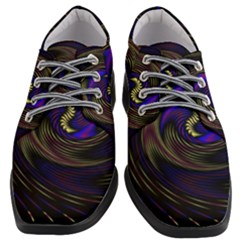 Manadala Twirl Abstract Women Heeled Oxford Shoes by Semog4