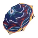 Wave Of Abstract Colors Folding Umbrellas View2