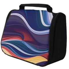 Wave Of Abstract Colors Full Print Travel Pouch (big) by Semog4