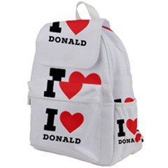 I Love Donald Top Flap Backpack by ilovewhateva