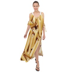 Pasta-79 Maxi Chiffon Cover Up Dress by nateshop