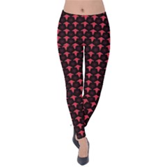 Arrow Pentagon Desktop Wallpaper Geometric Pattern Velvet Leggings by Jancukart
