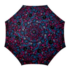 Grafitti Graffiti Abstract Artwork Digital Golf Umbrellas by Semog4