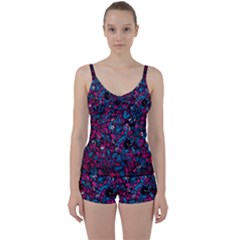 Grafitti Graffiti Abstract Artwork Digital Tie Front Two Piece Tankini by Semog4