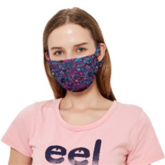 Grafitti Graffiti Abstract Artwork Digital Crease Cloth Face Mask (adult) by Semog4
