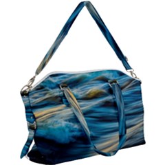 Waves Abstract Waves Abstract Canvas Crossbody Bag by Semog4