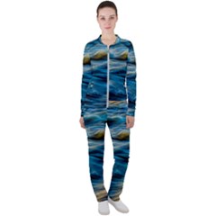 Waves Abstract Waves Abstract Casual Jacket And Pants Set by Semog4