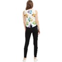 Owl Bird V-Neck Cropped Tank Top View2
