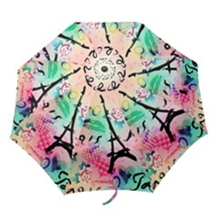 From Paris Abstract Art Pattern Folding Umbrellas by Semog4