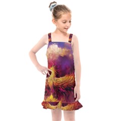 Phoenix Bird Kids  Overall Dress by Semog4