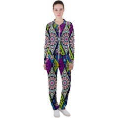 Ethnic Pattern Abstract Casual Jacket And Pants Set by Semog4