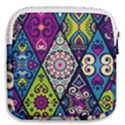 Ethnic Pattern Abstract Mini Square Pouch View2