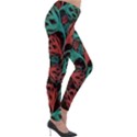 Flower Patterns Ornament Pattern Lightweight Velour Leggings View4