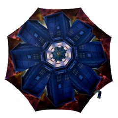 The Police Box Tardis Time Travel Device Used Doctor Who Hook Handle Umbrellas (small) by Semog4