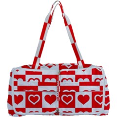 Background Card Checker Chequered Multi Function Bag by Semog4