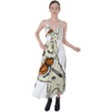 Cat Playing The Violin Art Tie Back Maxi Dress View1
