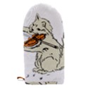 Cat Playing The Violin Art Microwave Oven Glove View2