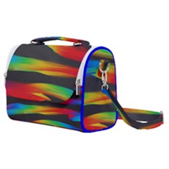 Colorful Background Satchel Shoulder Bag by Semog4