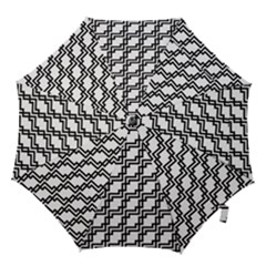 Pattern-monochrome-repeat Hook Handle Umbrellas (medium) by Semog4