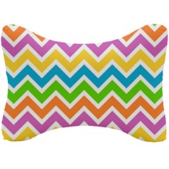 Chevron-pattern-design-texture Seat Head Rest Cushion by Semog4